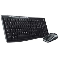 Tastatur Und Optische Maus Logitech MK270 Schwarz Qwerty Spanisch Qwerty