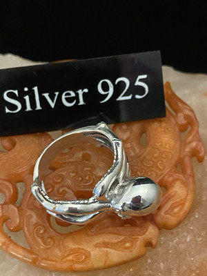 Silber Oktopus Ring