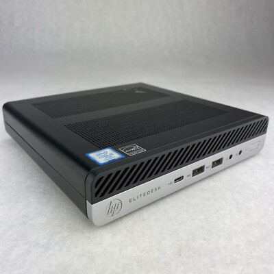 HP EliteDesk 800 G3 Mini 65W Quad Core i5-7500 3.40GHz 1x16GB RAM No AC HDD OS