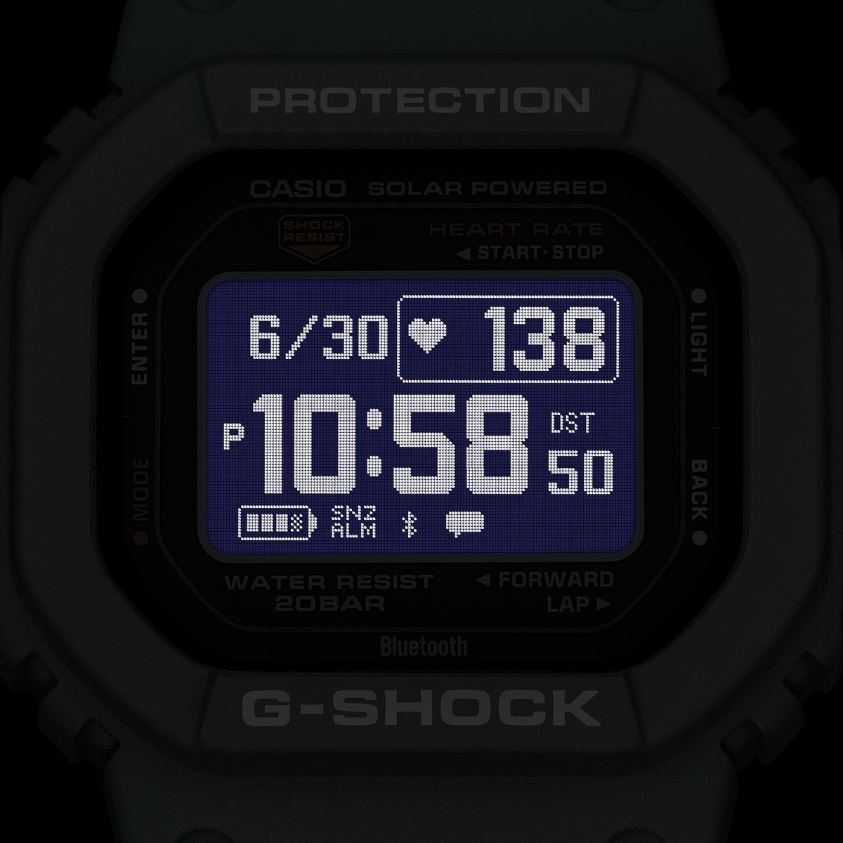 CASIO G-SHOCK DW-H5600-2JR G-SQUAD Bluetooth GPS Solar USB