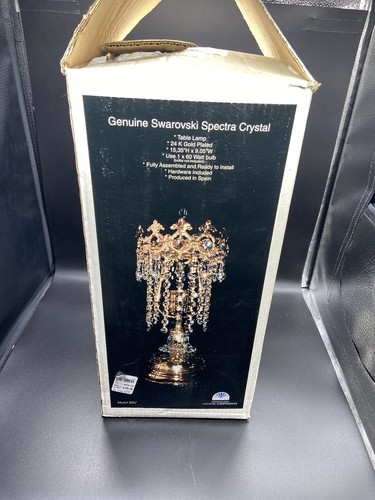 Genuine Swarovski Spectra Crystal Table Lamps B1S7 (2 Available) - Picture 9 of 11