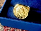 Napoleon lll  “Emperor” Ring Men’s Faux Gold-colored Size 9 Brass  + Jewelry box — photo 7