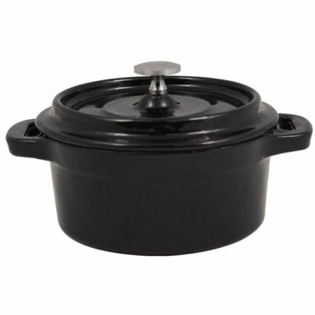 Black Cast Iron Casserole Pans