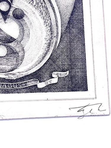 The Magus, Leigh McCloskey Signed Tarot Card Artwork, Test Print 11x17, Vintage - Picture 4 of 11