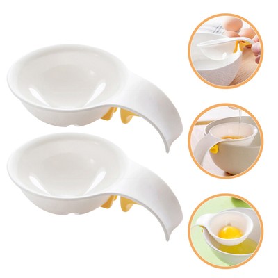2 Pcs Wiederverwendbar Gadget Eiweißabscheider Eiertrenner Eierverarbeitung