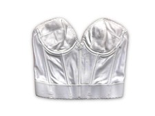 Vintage Carnival 36B Brasselette Silhouette Longline Bra Corset Bustier 203 -EUC