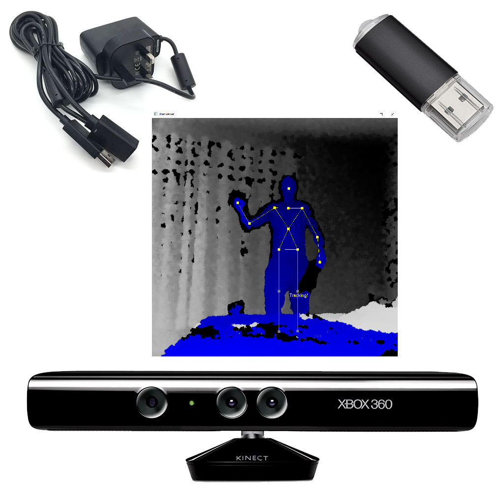 xBox 360 Kinect Sensor Windows PC Laptop Tablet Ghost Hunting Kit