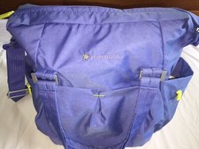 Sherpani Wisdom Zip Shoulder Tote Bag Pockets Cobalt Blue Travel Gym Diaper Euc