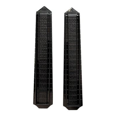 Monopoly Empire Edition Set of 2 Black Towers | eBay