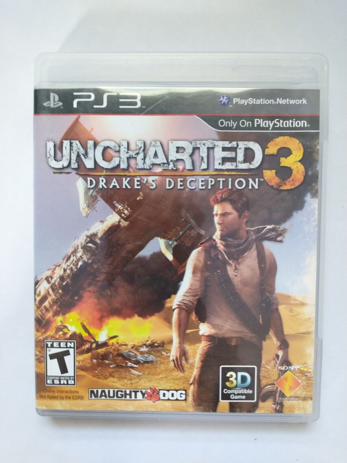 Uncharted 3: Drake's Deception (PS3, Sony PlayStation 3) Disc Only!!  711719823322