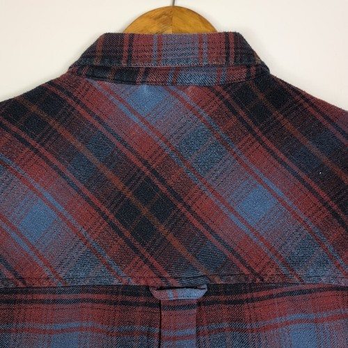 DKOTA Dakota Grizzly Mens Flannel Shirt Button Up Multicolor Plaid Cotton Large - Picture 4 of 14