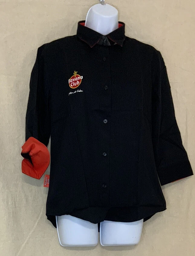 Official Havana Club Rum Ladies Shirt Size XL 3 4 Length Sleeve Bar Pub Clothing