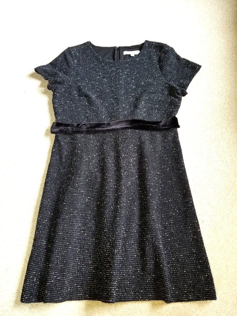 taylor black tie back mini dress Mini Crepe Halter Dress main image 1