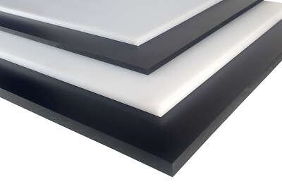 PE HD Platten Polyethylen Polystone  1-30 mm Natur/Schwarz Kunststoffplatte