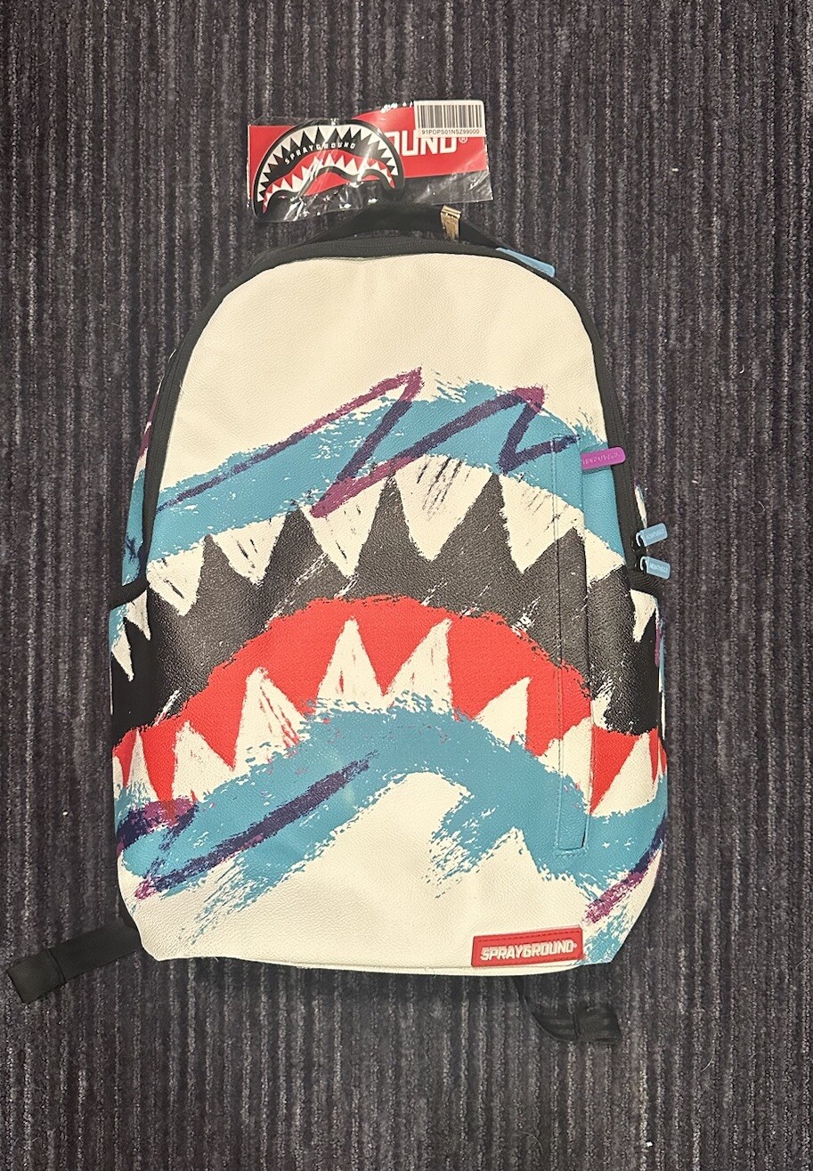 Sprayground Java Shark Jazz Cup Backpack Very Rar… - image 1