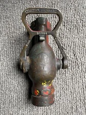 Vintage Brass Rockwood Sprinkler Co. Fire Department Water Fog Nozzle S - G 40