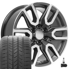 20x9 5914 Wheels Goodyear Tires Tpms Fits Gmc Sierra Yukon At4 Gunmetal 20x9 5914 Wheels Goodyear Tires Tpms Fits Gmc Sierra Yukon At4 Gunmetal