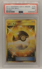 2017 Pokemon Sun & Moon Full Art Ultra Ball 161/149 Secret Rare - PSA 9 Mint on eBay