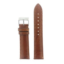 Watch Band Genuine Lizard Brown Light Handmade 12mm 14mm 16mm 18mm 20mm 22mm
