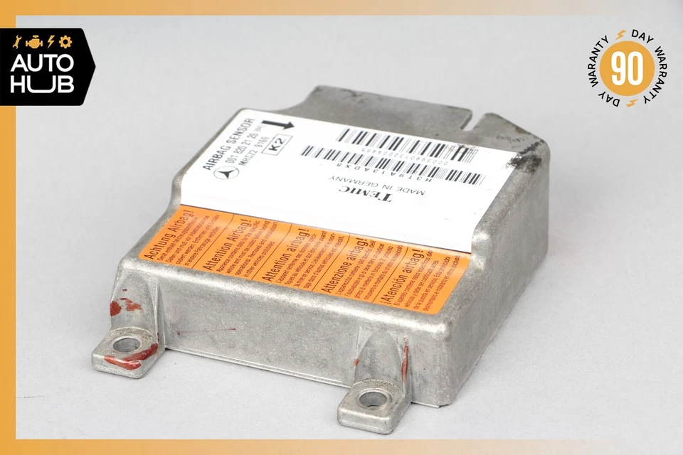 96-02 梅赛德斯 R129 SL500 E420 安全气囊安全气囊传感器 SRS 控制模块 原始设备制造商 — 第 3/4 张图片