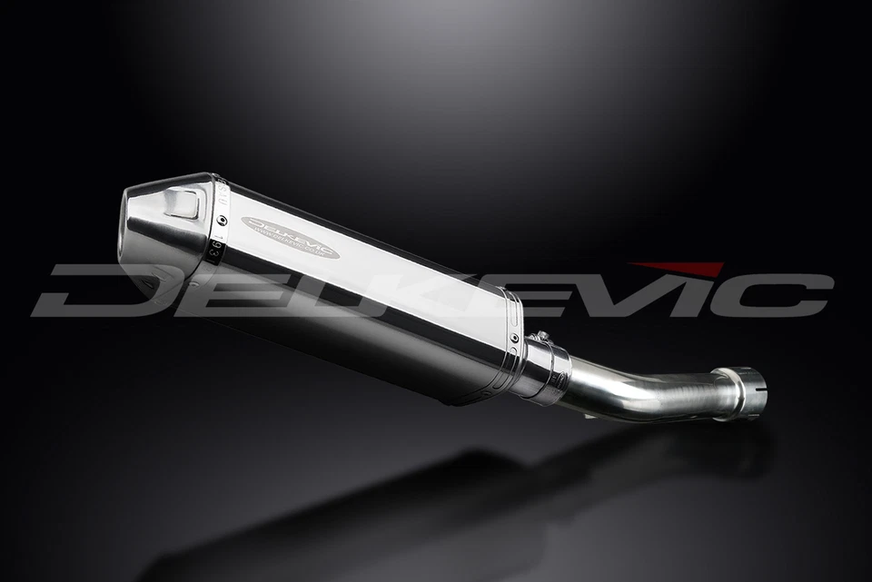 Yamaha FZ-1 Fazer FZS1000 2006-2014 13" Tri-Oval Kit de silenciador de escape de acero inoxidable Foto 3 de 4