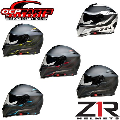 NEW Z1R SOLARIS MODULAR SCYTHE FULL FACE MOTORCYCLE HELMET - PICK COLOR & SIZE