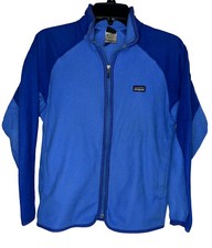 Patagonia Blue Fleece Size Youth Large 12 Soft Fuzzy Outdoor Hiking
