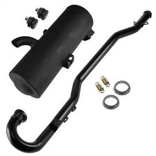 Exhaust Muffler & Pipe W/ Gasket For Polaris SPORTSMAN 600 2003 2004