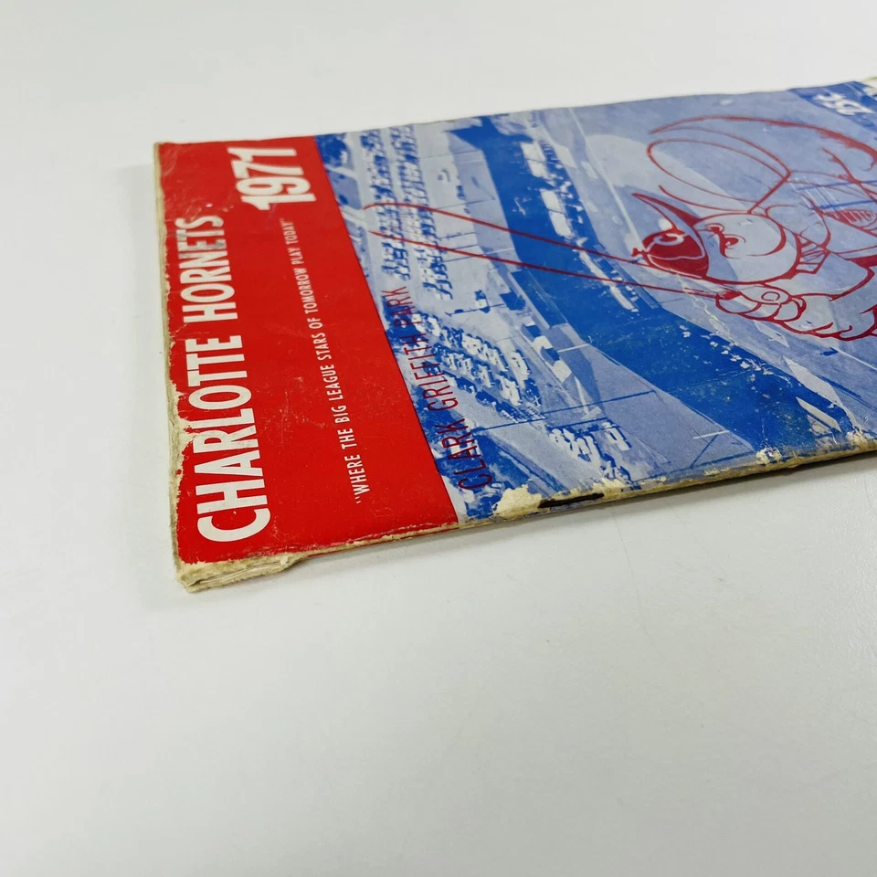 Vintage 1971 Charlotte Hornets Minor League Baseball Official Program Rare - Image 4 of 4