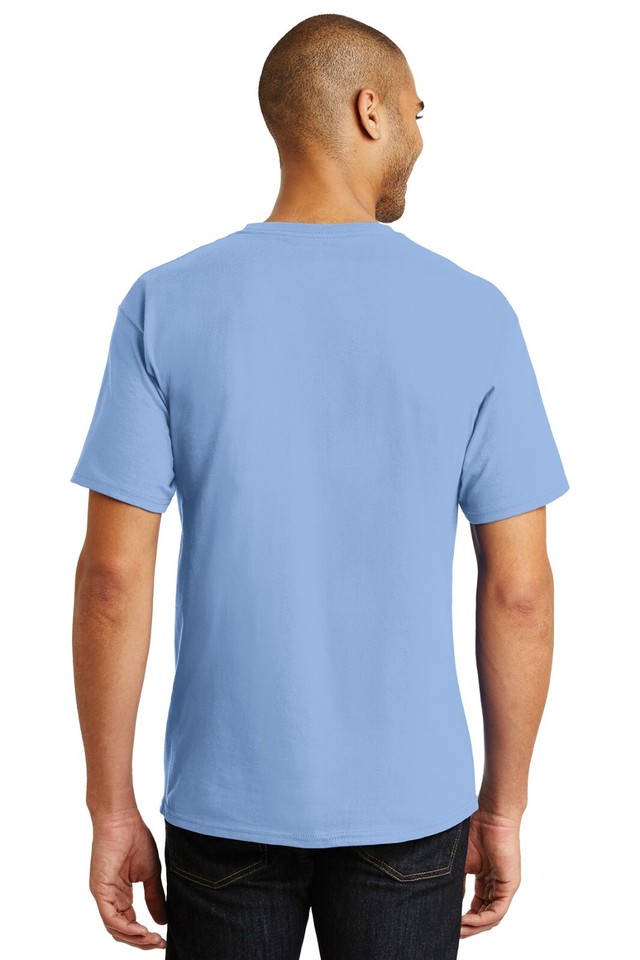 Hanes 5250 Mens Short Sleeve Authentic 100% Cotton Crew Neck Stylish T ...