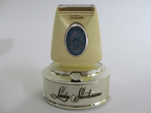 Vtg 1960s Lady Sunbeam Electric Shaver LS6-B With Built In Light Working Vintage - Picture 2 of 12