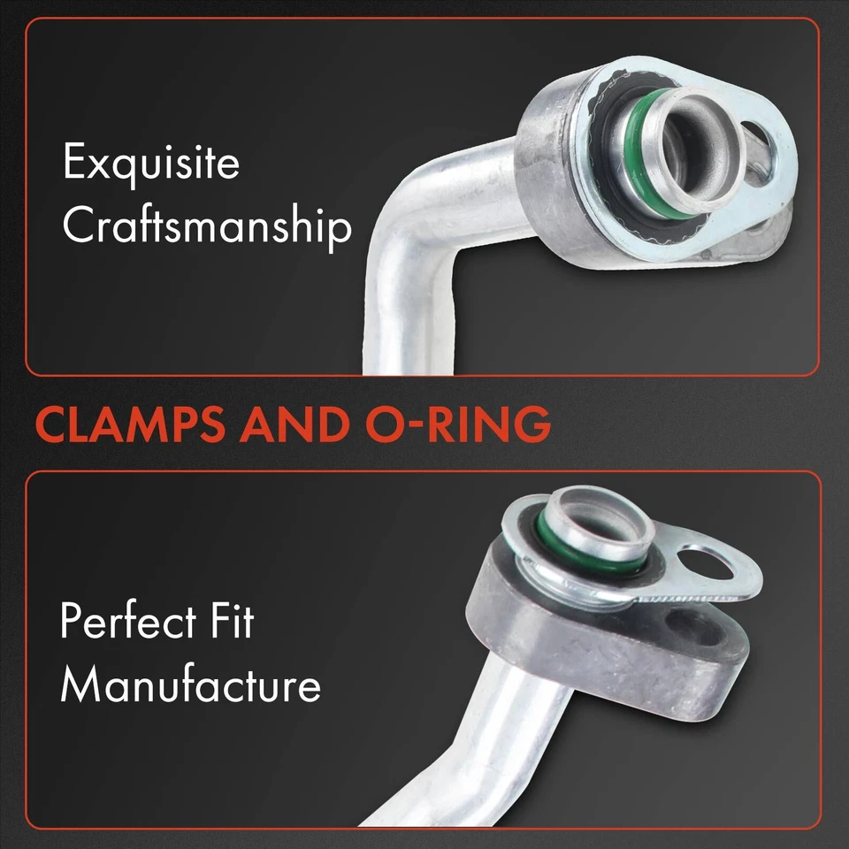 Nueva manguera de succión de refrigerante de aire acondicionado para Ford Focus 2008-2011 L4 2,0 L baja presión Foto 3 de 4