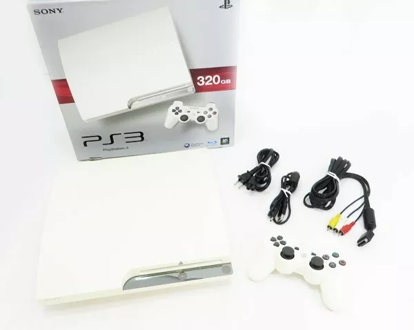 PS3 Classic White CECH 2500B 320GB Console Box Sony PlayStation 3 Slim [BOX]