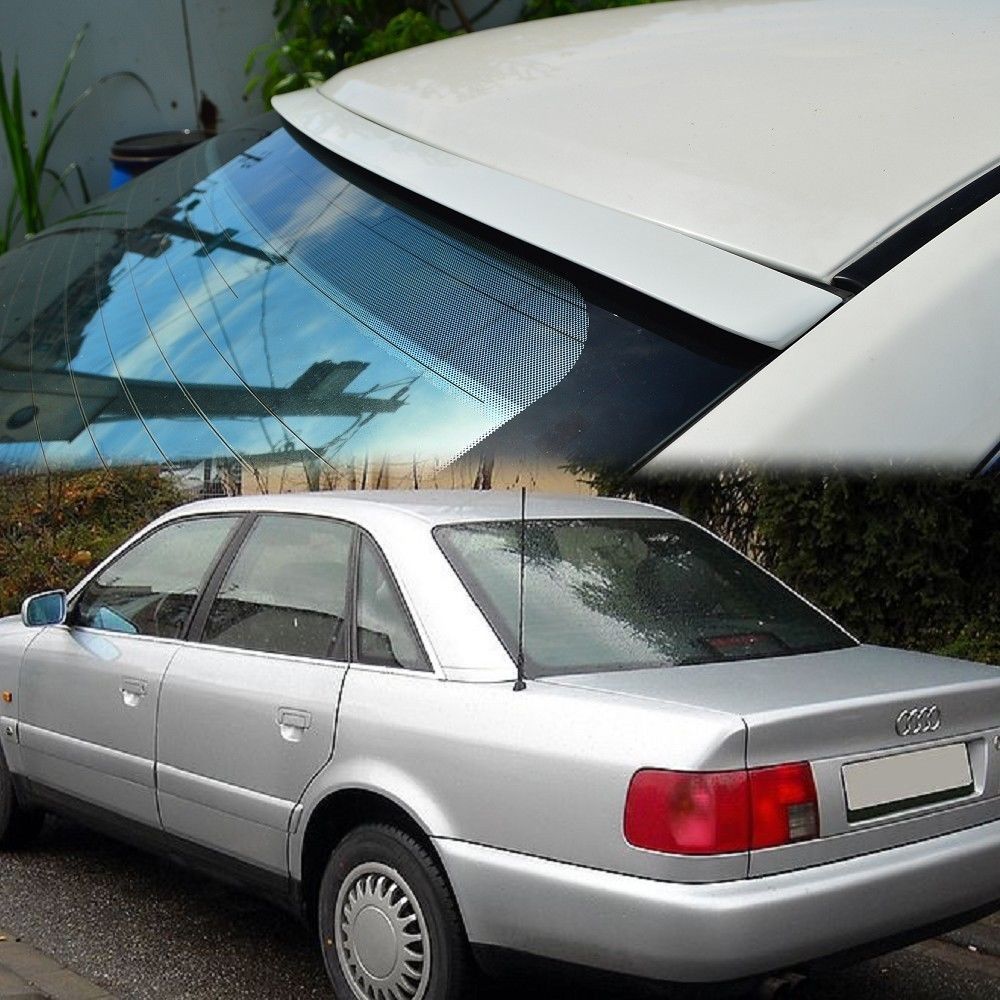 for Audi A6 C4 4d Sedan Rear Window Roof Spoiler Wing Unpainted 97  