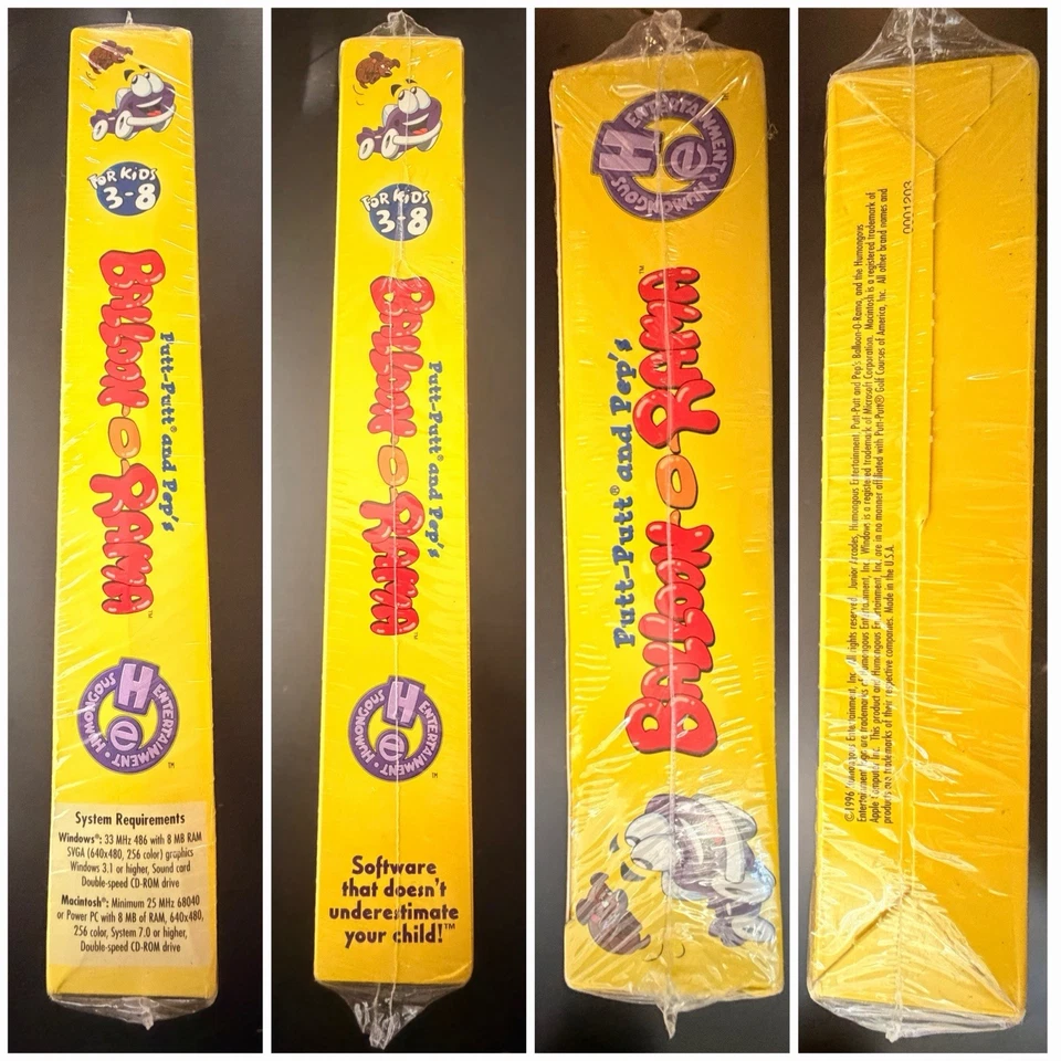 1996 Factory Sealed Humongous Entertainment Putt Putt & Pep’s Balloon-O-Rama CD - Image 3 of 3