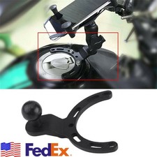 US Stock Motorcycle Bike Adjustable Tank Mount Bracket Hoder Kit Aluminum Alloy