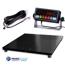 Pallet Scale 5 Year Warranty 2x2 Heavy Duty 24" x 24" Floor Scale 2,500 lb