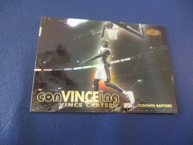 1999- 00 Flair Showcasing Vince Carter ConVincing #9 C Toronto Raptors NM