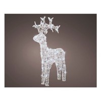 Kaemingk Lumineo Leuchtende Renna Acryl Transparent, FüR Winterdekorationen