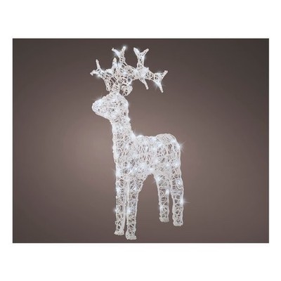 Kaemingk Deko LUMINEO Rentier Acryl, für helle und winterliche Dekorationen