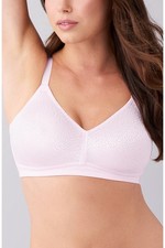 Wacoal 852303 Back Appeal Wire free Bra Full Coverage Pink Sz 34B