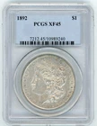 1892 MORGAN DOLLAR PCGS XF45