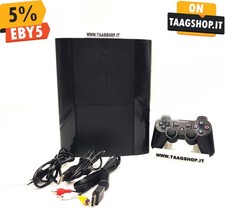 PLAYSTATION 3 SUPER SLIM SONY PS3 COMPLETA TESTATA E FUNZIONANTE FAST SHIP 24H