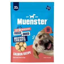 New 4 Ingredient Freeze Dried Salmon Meatball Treats for Dogs - Great for Tra...
