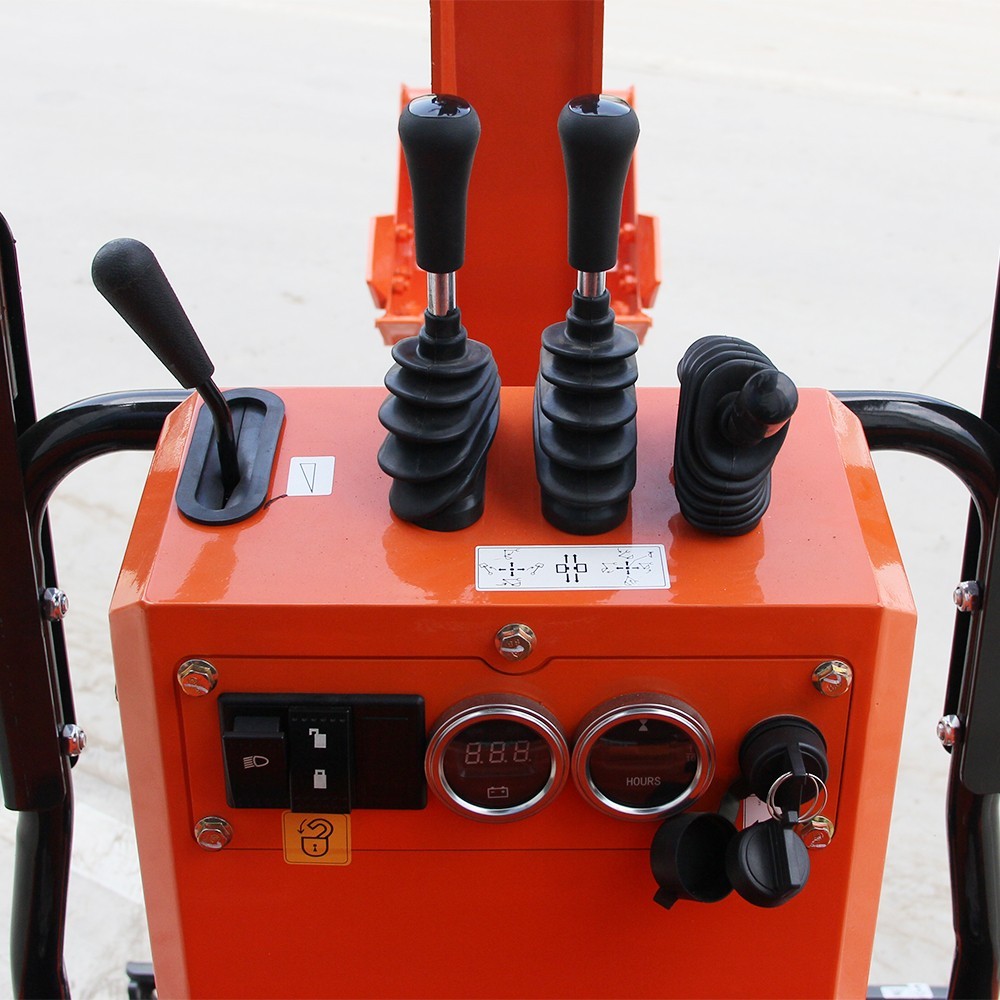 1 TON Mini Excavator 13.5 HP B&S Engine Tracked Digger Hydraulic joystick2025new