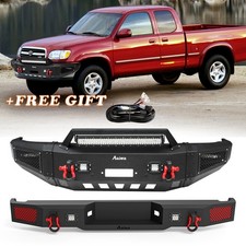 Front Rear Bumper For 2000-2006 Toyota Tundra Offroad W Led Lights D-rings