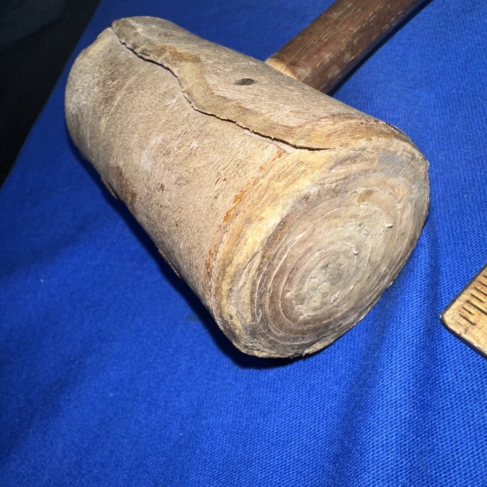 Snap-on Snapon Rawhide Face Hammer Wood Handle Rare!! Used - Image 4 of 4