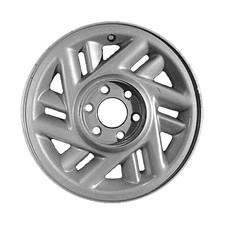 15x6 12 Slot Refurbished Aluminum Wheel Painted Silver 560-02001 15x6 12 Slot Refurbished Aluminum Wheel Painted Silver 560-02001