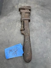 VINTAGE H.D. Smith & Co 12" monkey wrench Bent As Is