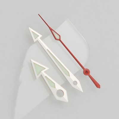 Watch Hands C3 Green Luminous Parts Arrows Style For NH34 NH35 NH36 Movement